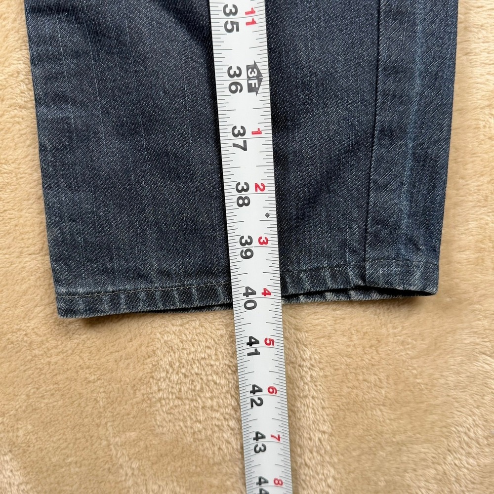 Diesel Zatiny Jeans '09 Men 32x32 Straight Dark Wash Y2K Low Rise Made in Italy - Picture 13 of 13